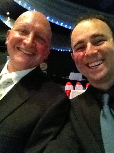 The dedication goes to Phillip Raish (Left).  A good friend who started the same time I did!