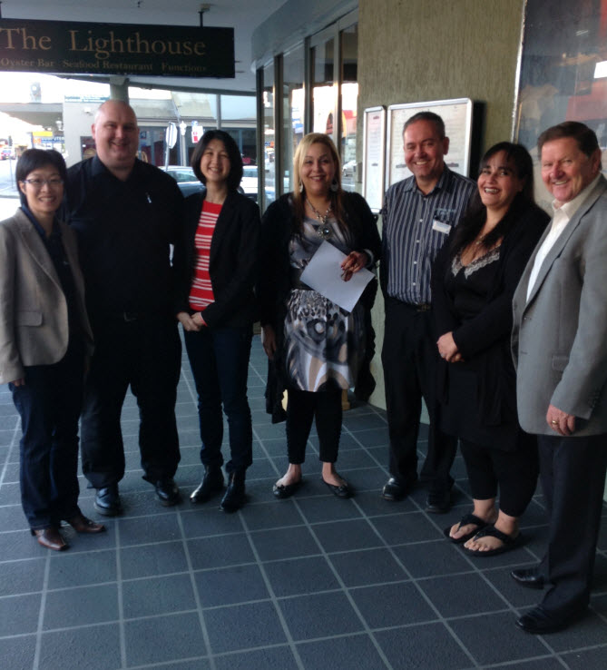 From Left to Right (Martha Arifin, David Coster, Jenny Kuo, Rhonda Osman, William Cownie, Lisa Aifantis and Ralph Rintoule).  Just amazing awesome people that I am lucky to be surrounded by!