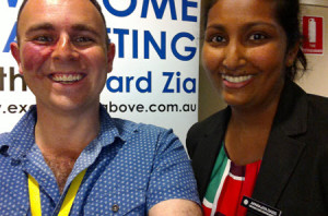 I love the Novotel! Aparajita Dass was the indefatigable Conference Supervisor running around, looking after us and making it all perfect. We owe her one for a successful workshop!