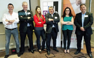A night of insight from ATB Partners and friends! (From Left to Right) - Wayne Schmidt, Paul Rattray, Meena, Michael Mekhitarian, Jennifer Vella and Jim Vass. One fine team!