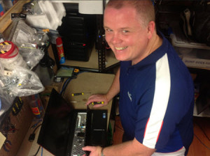 Edward Wright (who is much slimmer now) some years ago pulling apart my old Dell Laptop. He is one amazing man and we have both grown in sync. Today's conversation, Residual Income and it's Importance!