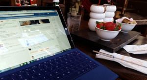 Even if I am out all day on the road consulting and networking, I will get out my Surface 3 Pro and clean my emails as best as I can! People love their problems solved fast and I don't like messages piling up!