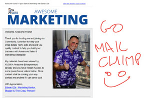 I love Mailchimp - it's one amazing email platform that is easy, creates great looking profile and awesome. Check it out!